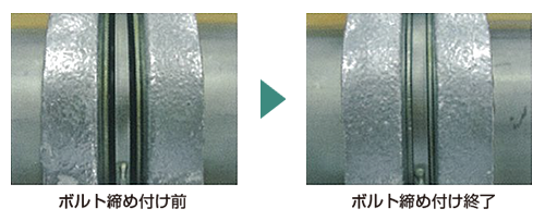 ボルトの締め付け確認方法図